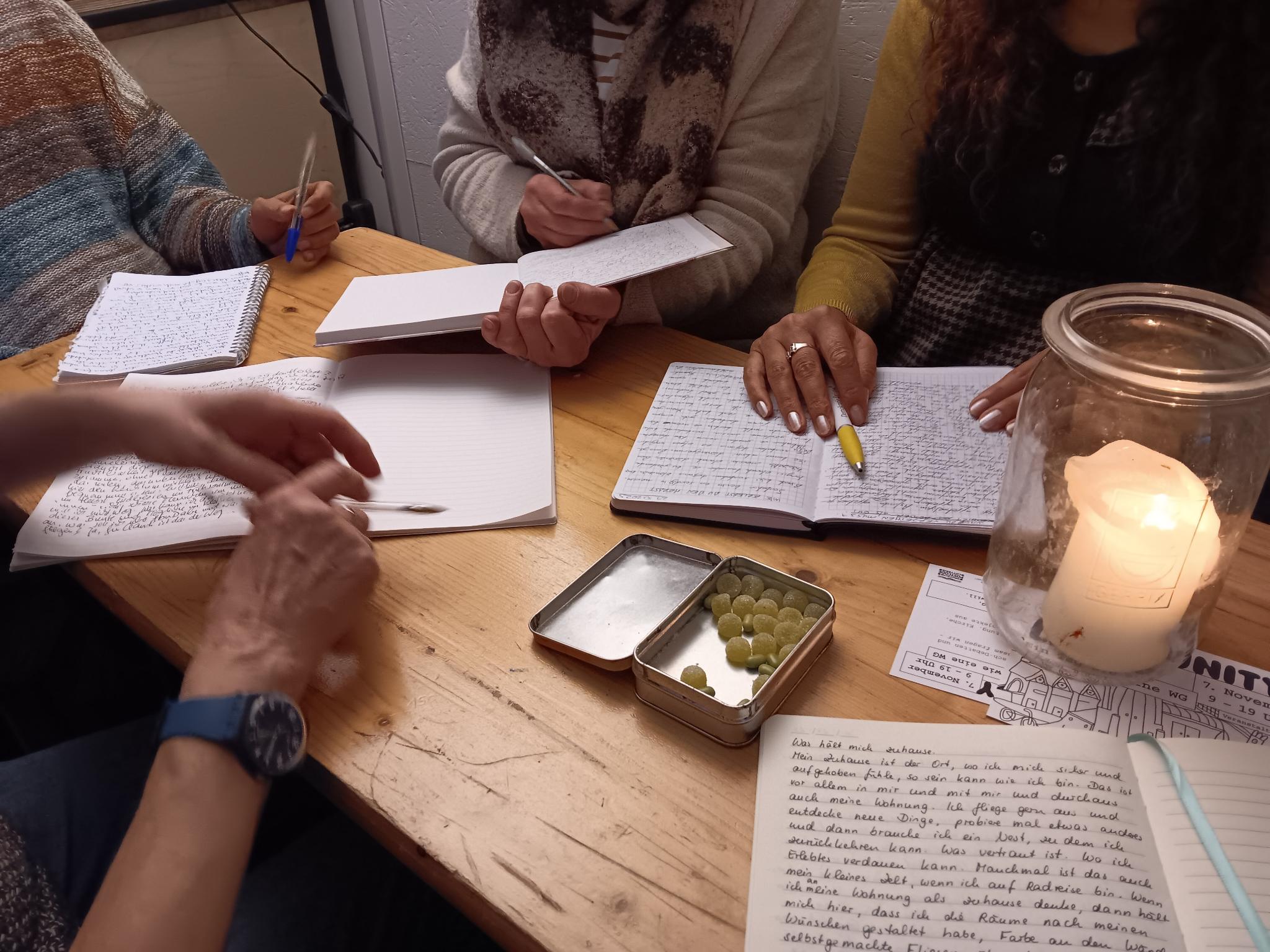 Blaue Schreibwerkstatt